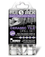 BORDO CERAMIC TILE DRILL SET (5 PIECE)