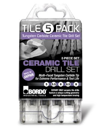 BORDO CERAMIC TILE DRILL SET (5 PIECE)