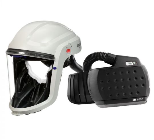 SPEEDGLAS 3M VERSAFLO M207 FACE MASK WITH SPEEDGLAS ADFLO RESPIRATOR