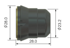PC117 RETAINING CUP (2 HOLES)
