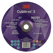 3M Cubitron III Grinding Wheels 36+ T27 230 x 7 x 22.23MM ZZ 10/20WL