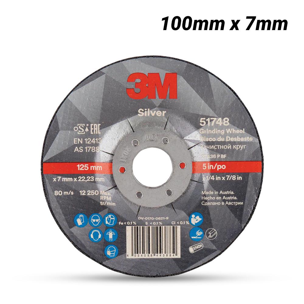 3M SILVER D/C 100 X 7 X 16 GRINDING WHEEL