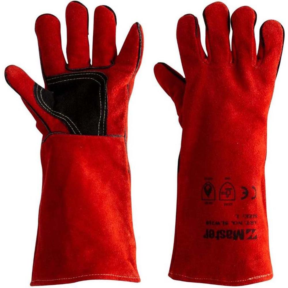 MELBOURNE SAFETY PRODUCTS EXTREME WELDERS GLOVES RED - 400MM