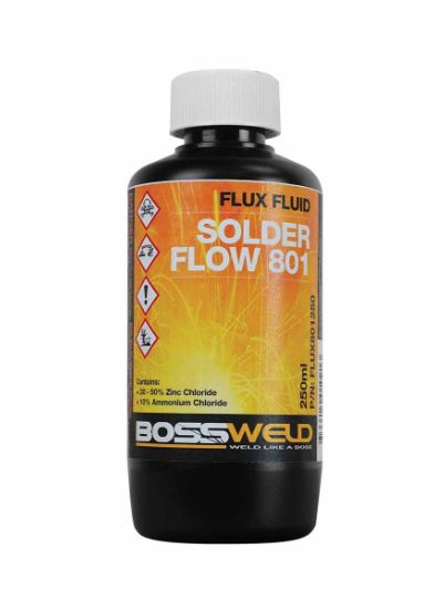 BOSSWELD SOFT SOLDERING FLUX 250ML