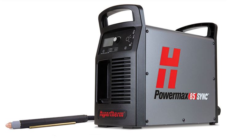 HYPERTHERM SYNC PMX 85 MACHINE SYSTEM W/CPC 15.2 MTR TORCH 3 PHASE