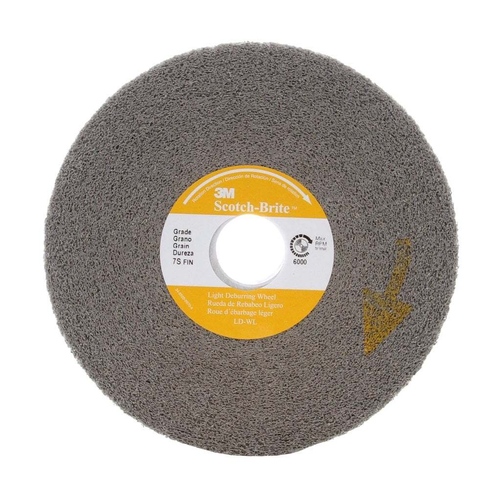 3M LIGHT DEBURRING WHEEL 7S FINE 150MM X 25 X 25
