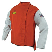 ELLIOTTS JACKET WAKATAC PROBAN WITH LEATHER SLEEVES - (S)