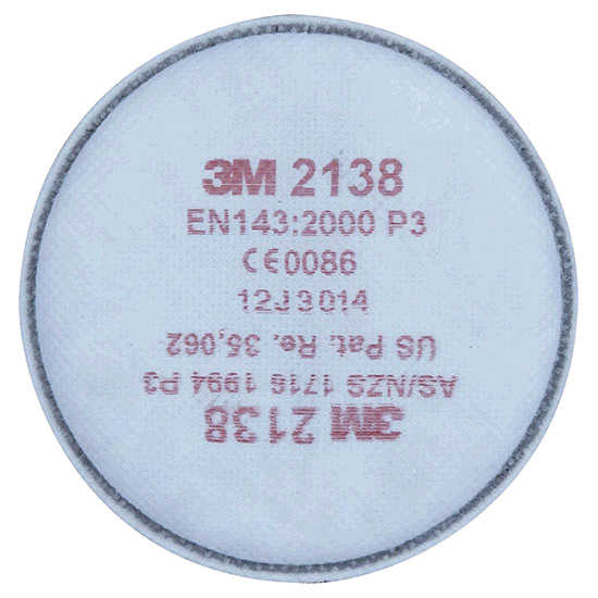 3M FILTER GP2/GP3 2138 (2 PACK)