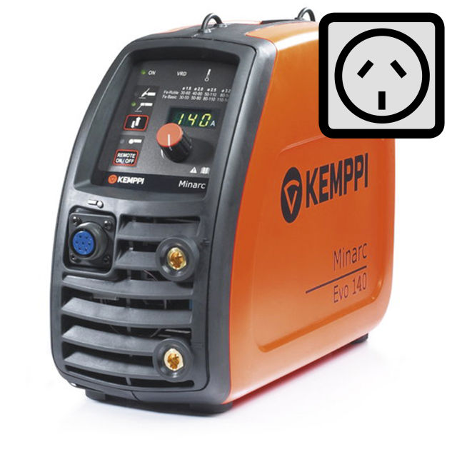 KEMPPI MINARC EVO 140VRD ARC WELDER 10AMP 61002140AU