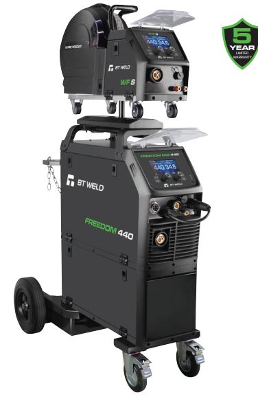 BOSSWELD BT WELD FREEDOM 440 WF SWF SYNERGIC GAS COOLED WELDER PKG