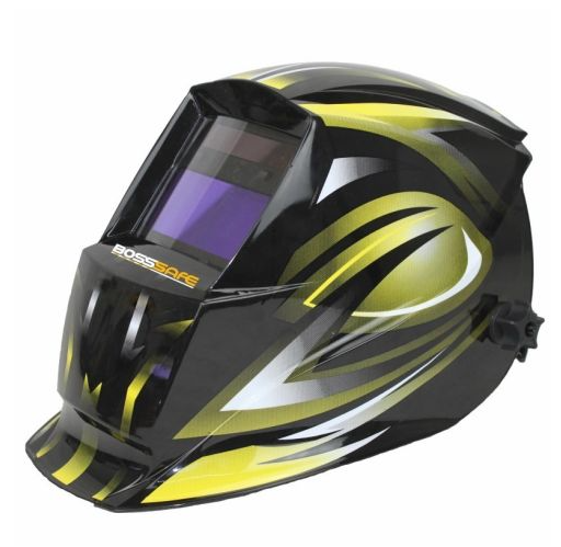 DYNAWELD BOSSWELD SCORPION TRADE WELDING HELMET AUTOMATIC DARKENING MIG TIG STICK 700146