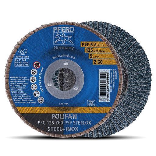 PFERD 125MM 60 GRIT FLAP DISC 67770126