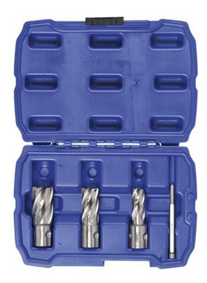 BORDO CORE DRILL CUTTER 25 HSS SET (4 PIECE)