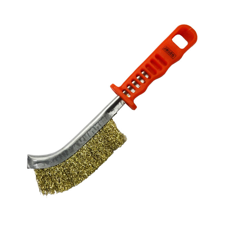 JOSCO BRUMBY WIRE BRUSH BRASS - ORANGE