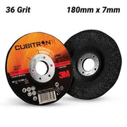 3M CUBITRON II 180MM X 7 X 22 GRINDING WHEEL 94000-Q
