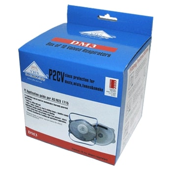 YSF SAFETY YHS RESPIRATOR P2 WITH VALVE & CARBON BOX=10