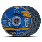 PFERD 125MM 40 GRIT ZIRC FLAP DISC 67770124