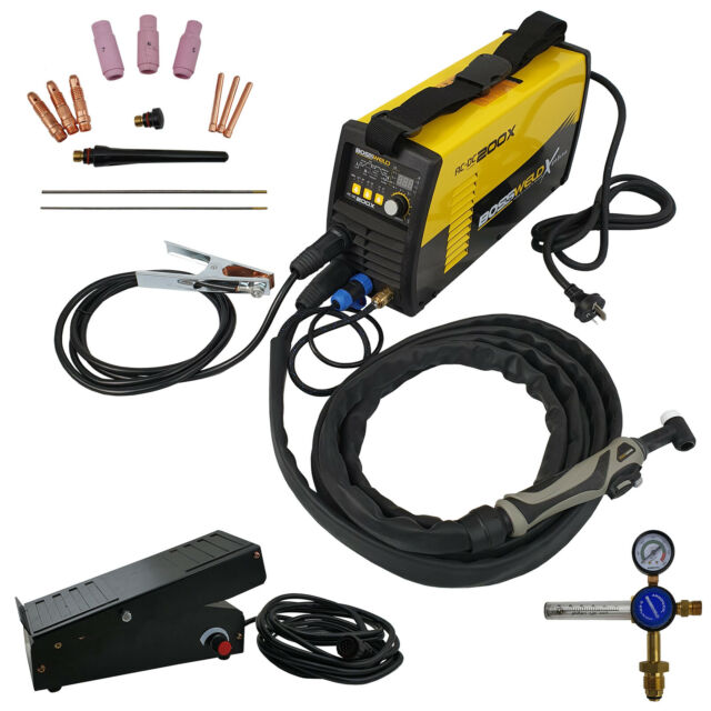 BOSSWELD BOSS AC DC 200 TIG WELDING PACKAGE INCLUDES FOOT CONTROL