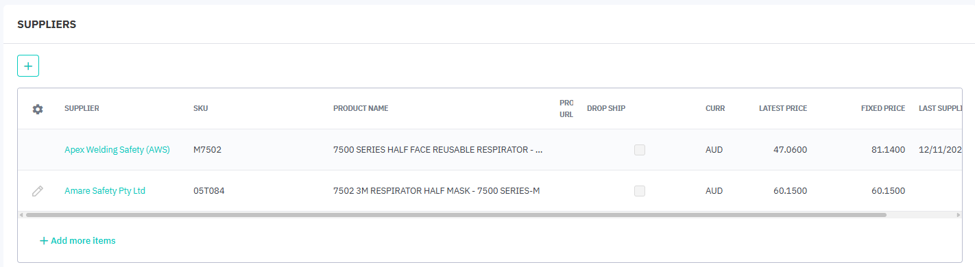 3M RESPIRATOR HALF MASK - 7500 SERIES-M