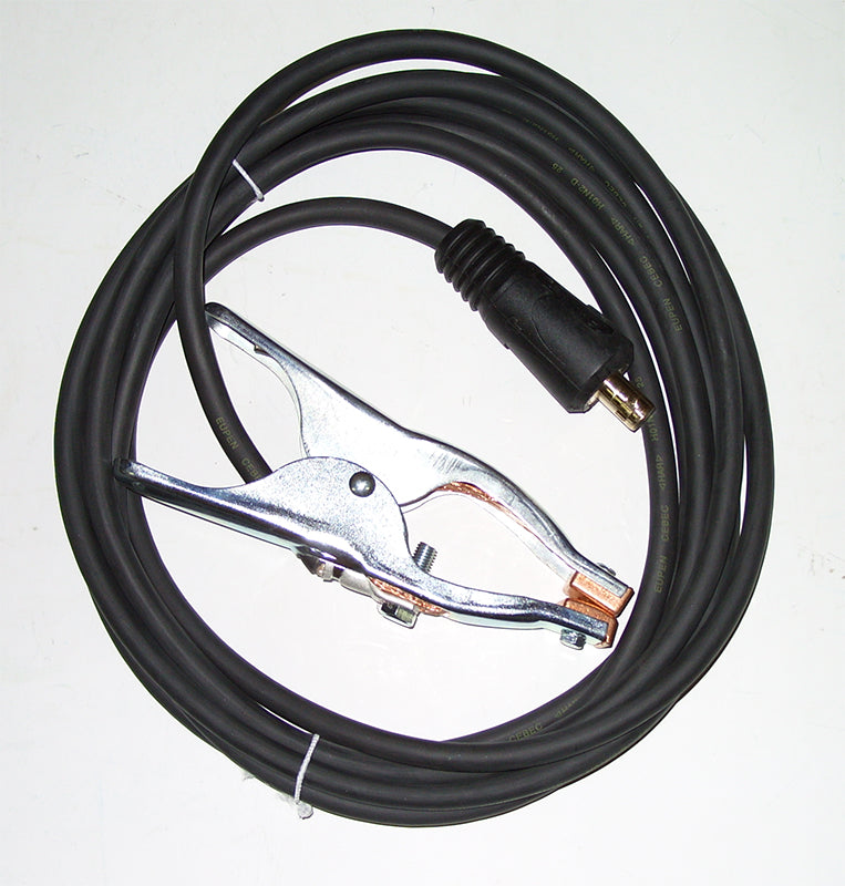 KEMPPI 5M 25M2 35/50 BRASS EARTH CLAMP LEAD ASSEMBLY