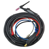 UNIMIG TIG TORCH WATER COOLED SR18 WITH SWITCH 8M