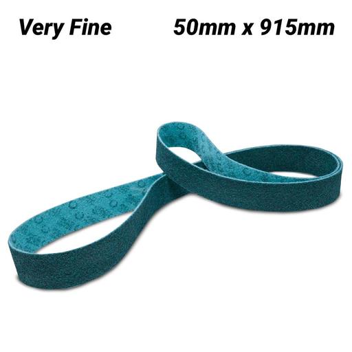 3M SURFACE CONDITIONING BELT 50MM X 915 A-VFN BLUE