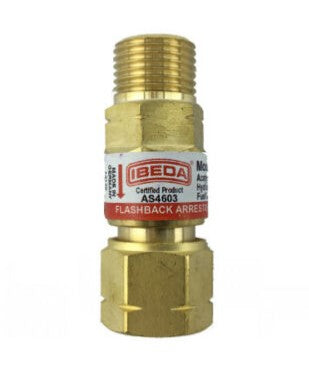 IBEDA FLASHBACK ARRESTOR - FUEL (TORCH END)