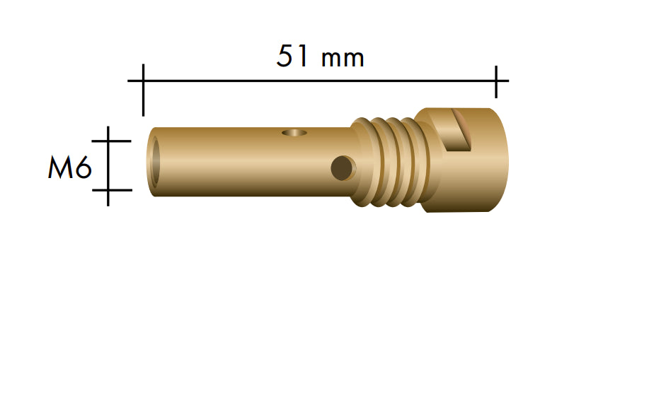 BINZEL ABIMIG 255 RH TIP HOLDER M6