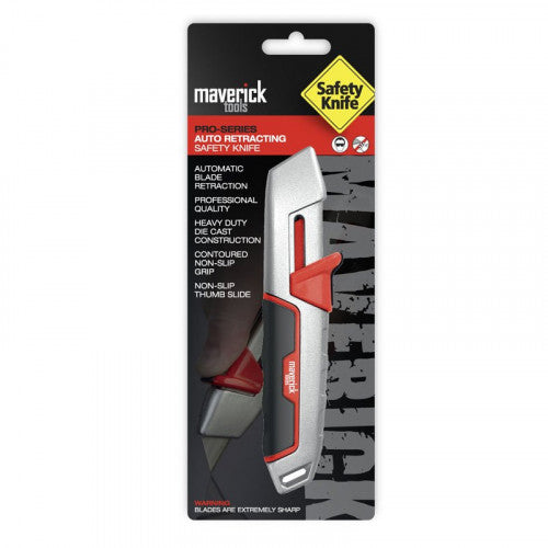 BORDO MAVERICK AUTO RETRACTING SAFETY KNIFE
