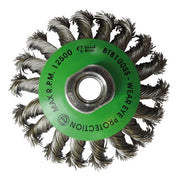 JOSCO BRUMBY TWISTKNOT STAINLESS BEVEL BRUSH 100MM